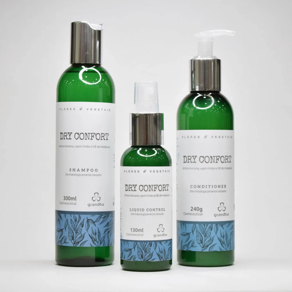 El kit Dry Comfort es ideal para combatir el exceso de grasa en el cuero cabelludo