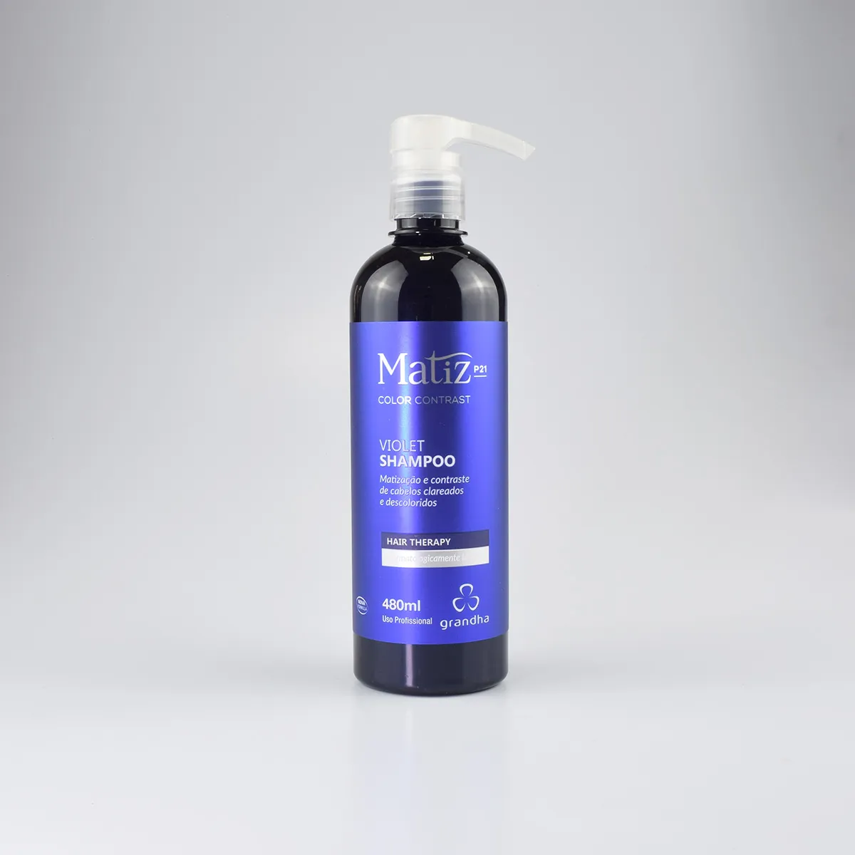 Violet Shampoo, tratamiento capilar profesional con acción matizadora sobre cabellos rubios, decolorados y súper aclarados