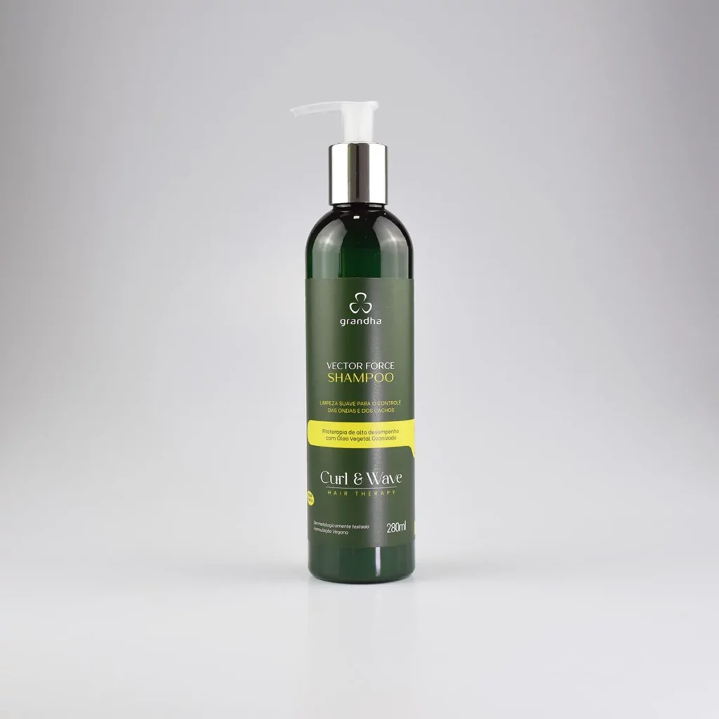 Champú Vector Force para cabellos rizados y encrespados